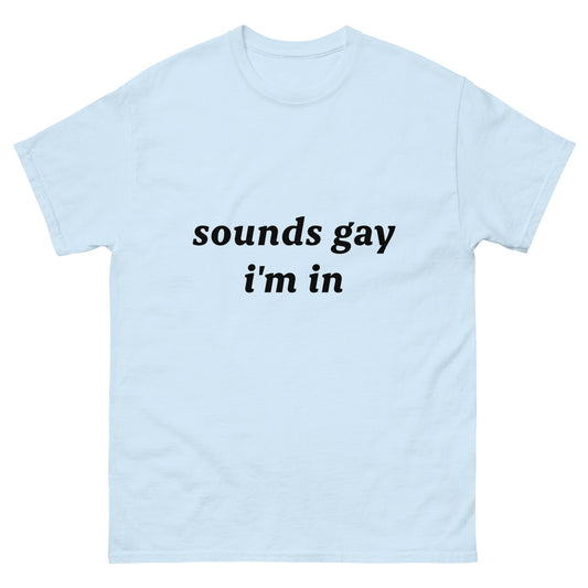sounds gay T-Shirt Funny Shirt